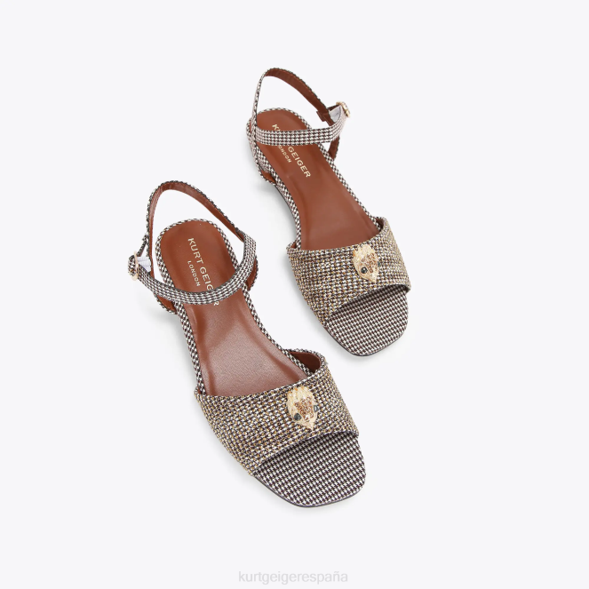 Kurt Geiger niños sandalias kensington mini londres 2LPR481 | calzados oro